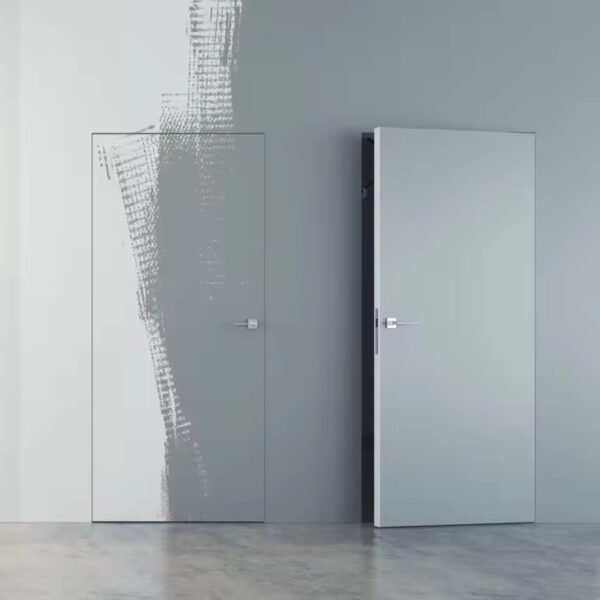 Flush Invisible Door with Seamless Frame