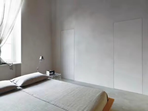 High-quality wooden secret door with a flush finish
