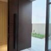 American Style Solid Wood Exterior Gate Door – Custom Large Wooden Entry Door for Villa or House - Image 3