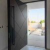 American Style Solid Wood Exterior Gate Door – Custom Large Wooden Entry Door for Villa or House - Image 5