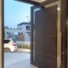 Stainless steel handle and lock of American wooden door