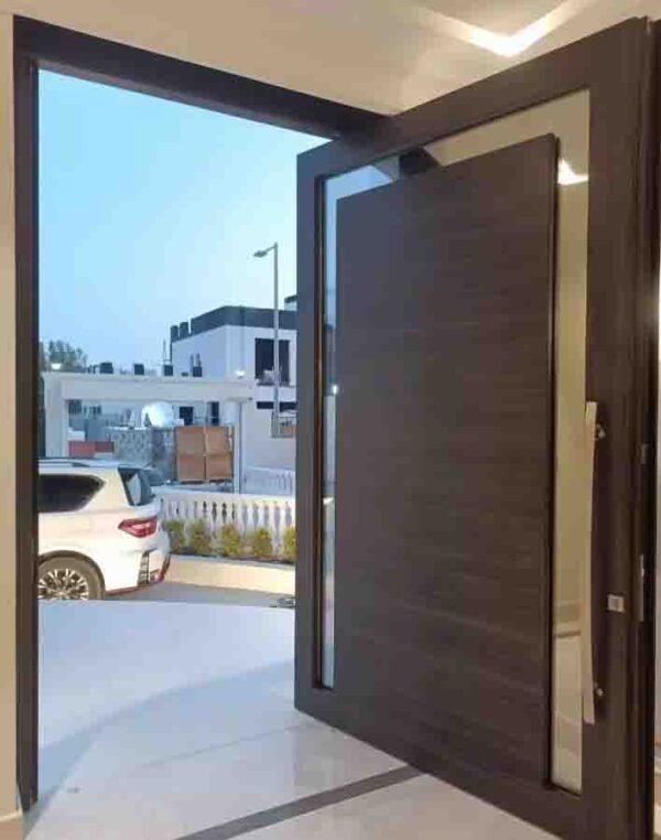 Stainless steel handle and lock of American wooden door