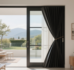Folding doors with customizable panels for flexible spaces