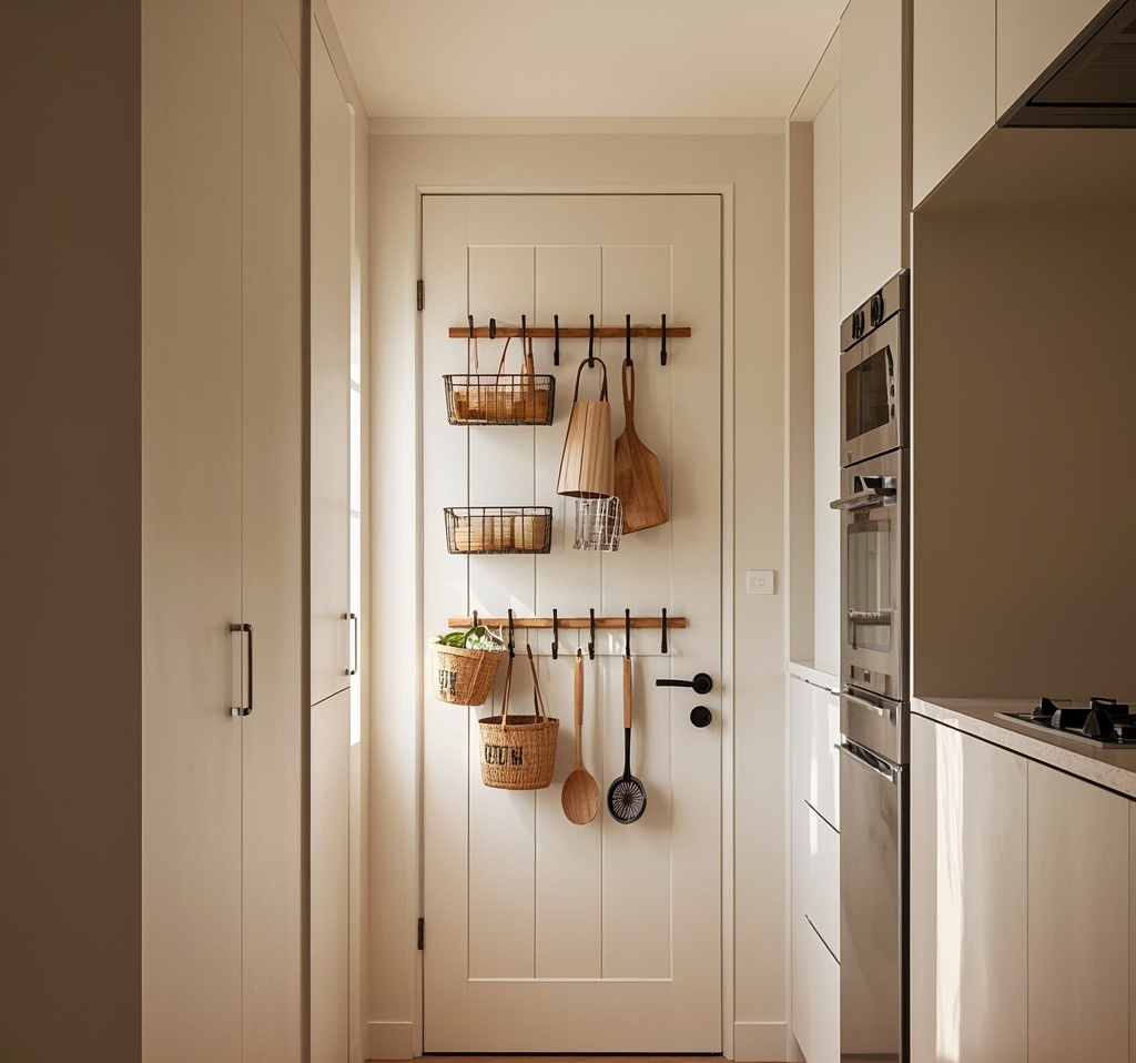 Neutral tone kitchen door for versatile and timeless kitchen decor