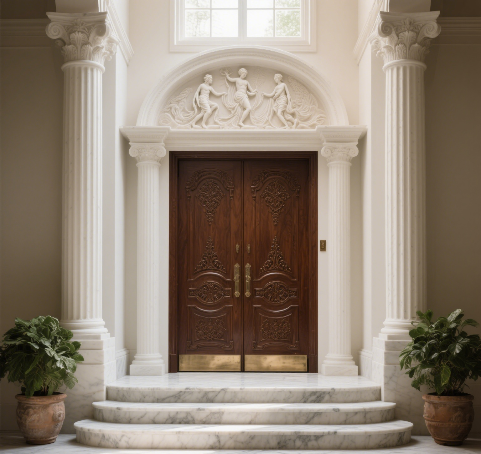 法式门效果图 (1) American Luxury Style Patio Door – Custom Sliding or Folding Door for Villas & Resorts