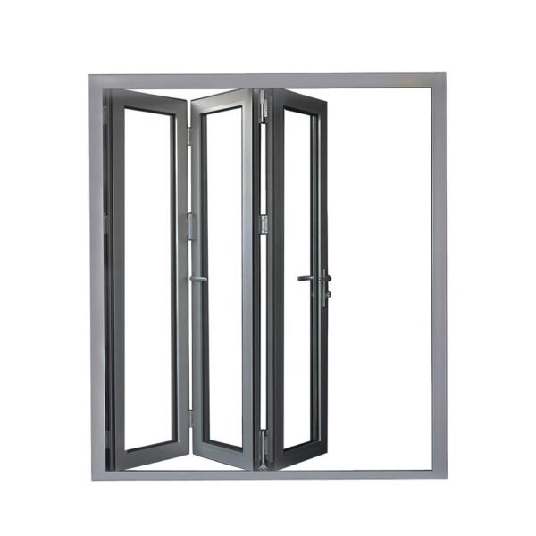 Modern Wooden Bifold Door – Space-Saving Folding Entry Solution