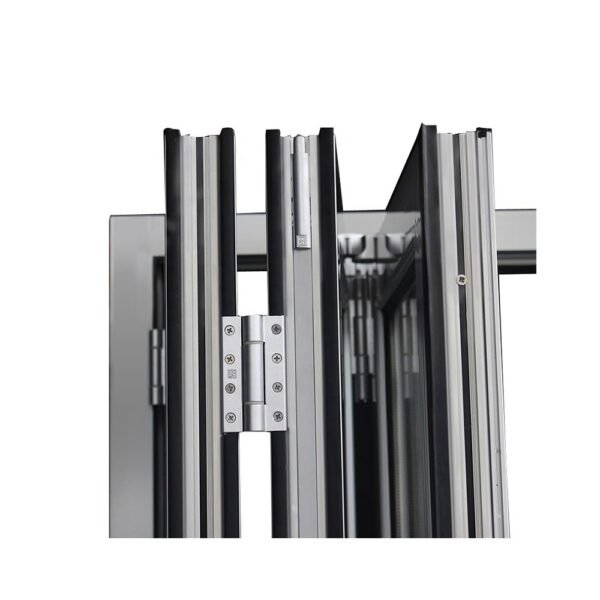 Modern Wooden Bifold Door – Space-Saving Folding Entry Solution - Image 4