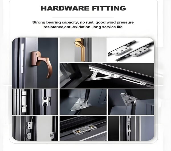 Multi-panel aluminum patio door configuration