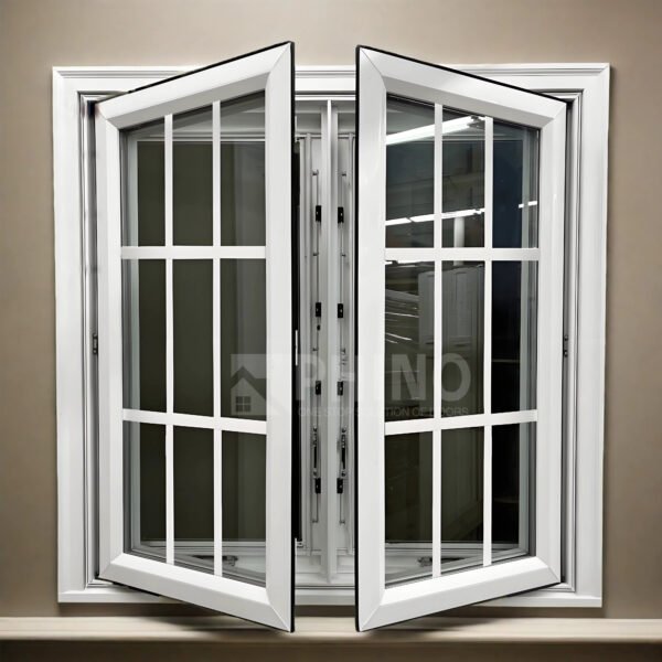 Modern Design Soundproof Exterior Double Glass Aluminum Door - Image 2