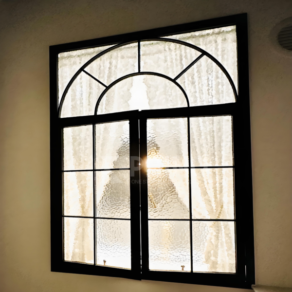 CE Certified Hurricane-Proof Arch French Window – Laminated Glass Impact Resistance & Tilt‑Turn Design - Image 6
