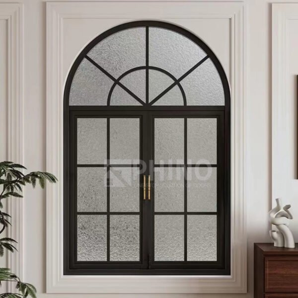 Hurricane‑Proof European Arch Window – Impact Laminated Glass & Tilt‑Turn Design