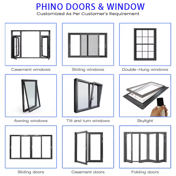 CE Certified Double Glass Glazed Aluminum Door – Durable Thermal‑Break Entry Solution - Image 6