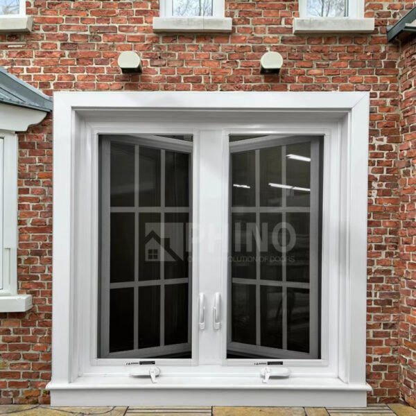 Modern Design Soundproof Exterior Double Glass Aluminum Door - Image 5