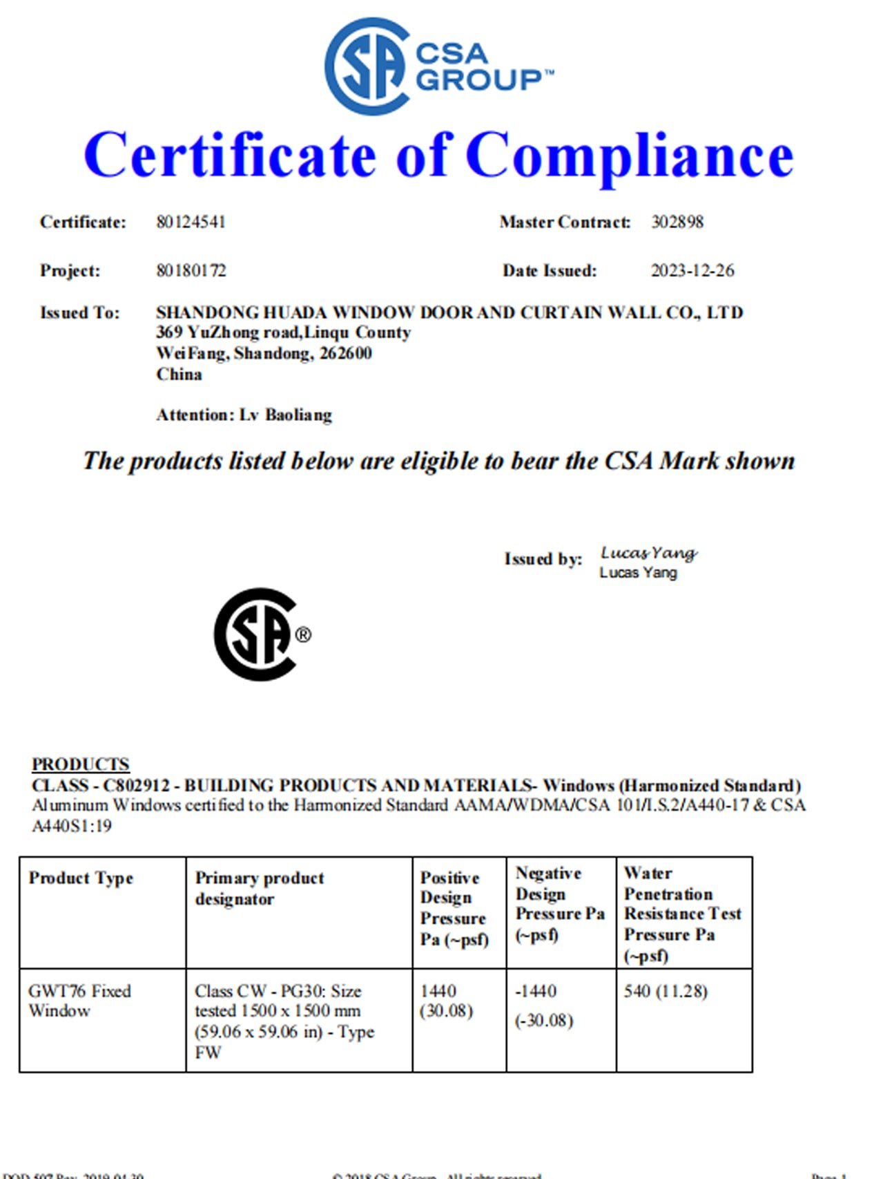 Certificate-of-Compliance